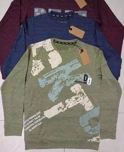 เสื้อสเวตเชิ้ตคอกลมผ้าโพลีเอสเตอร์/คอตตอนคุณภาพสูงสำหรับผู้ชาย พิมพ์ลายได้ตามต้องการ ระบายอากาศได้ดี สีพื้นหลากหลายสี สำหรับฤดูหนาว - Product Image 3