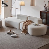 Modernes Luxus-Samtsofa-Set mit verstellbaren Funktionen und langlebigem Design für Wohnzimmer und Schulen – Knochenloses Sofa