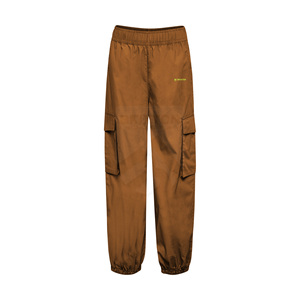 Pantalon cargo en coton personnalisé pour hommes, léger, léger, taille haute, décontracté, lumière plate, taille élastique, Streetwear, vente en gros - Product Image 1