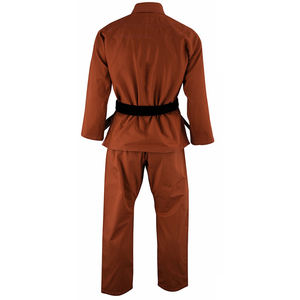 Karate Gi Outfit para adultos Stretch Jiu Jitsu Kimono uniformes fácil ajuste transpirable sensación ligera de secado rápido 100% cinturón de algodón - Product Image 6