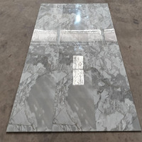 Carreaux de sol et de mur en porcelaine Stonella, design moderne, taille 60x120 cm, aspect marbre gris, carreaux de mur en marbre poli