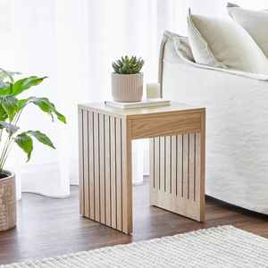 Muebles de madera de alta calidad, mesa auxiliar de madera para decoración del hogar, mesita de noche de la mejor madera hecha en Vietnam - Product Image 1