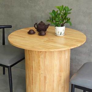 Minimalist Design Combo <b>Set</b> of 80cm Round Rubber Wood Cafe Table 2 Chairs Comfortable <b>Restaurant</b> <b>Sets</b> for Coffee Shop CBCF262 - Product Image 5