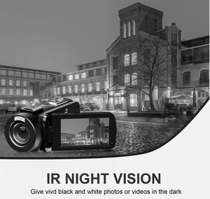 (HY) Video Camera, 1080P 30MP <b>Camcorder</b> IR <b>Night</b> <b>Vision</b> Vlogging Camera. - Product Image 2