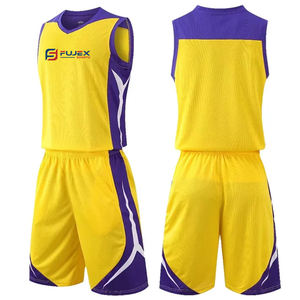 Conjunto de camiseta de baloncesto personalizado para hombre y mujer, ropa deportiva transpirable para Club, entrenamiento profesional, traje de uniforme de talla grande impreso - Product Image 1