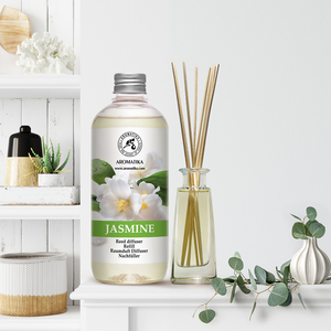 Aromatika Natural Jasmine Aroma <b>Diffuser</b> <b>Refill</b> Liquid 500ml Long Lasting Room Fragrance <b>Reed</b> <b>Diffuser</b> <b>Oil</b> - Product Image 4