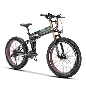 Bicicleta Eléctrica Plegable con Control Remoto, Llantas Anchas, 500W, 48V, Batería de Litio, Motor en la Rueda Trasera, 24 Pulgadas, 12 Velocidades, Nueva 2023 - Product Image 4