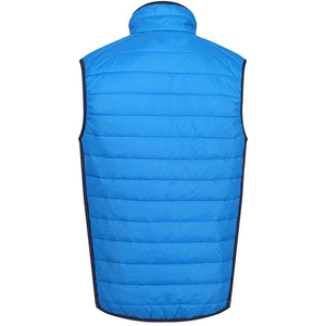 Chaleco acolchado para hombre, chaleco acolchado cálido de invierno para hombre, chaleco completo de color sin mangas con cuello levantado y bolsillos, prendas de vestir, chaleco - Product Image 4