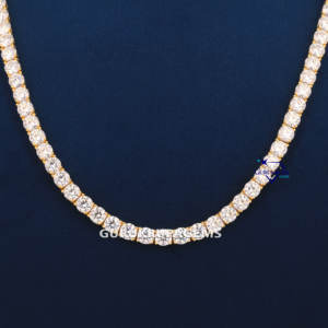 Nouveau Design Pass Diamond Tester Hip Hop Bijoux 14KT Solide Jaune Or Lab Grown Diamond IGI Certified Colliers Pour Femmes - Product Image 4