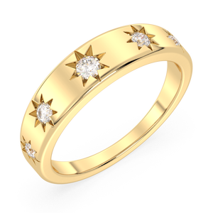 แหวนเงินแท้ 925 ประดับเพชรโมอิสซาไนต์ VVS รุ่น REYES Classic สำหรับผู้หญิง เหมาะเป็นของขวัญวันครบรอบแต่งงาน เครื่องประดับชั้นดี - Product Image 2