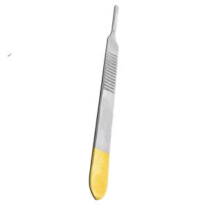 Manche de scalpel chirurgical médical lourd en acier inoxydable réutilisable, instrument de coupe pour chirurgie orthopédique vétérinaire générale - Product Image 1