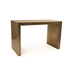 Offre spéciale Table console avec cadre en métal et dessus en bois Console avec incrustation d'os Meubles en métal de luxe Chambre à coucher Prix d'usine direct - Product Image 4