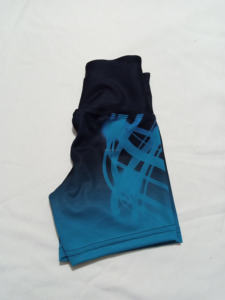 Women's High-Waist Breathable Gym Shorts Custom Printed Active Wear for Sport & Fitness Sustainable Yoga Shorts <b>Belt</b> Decoration - Product Image 2