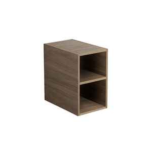 Meuble de rangement mural suspendu en chêne naturel Vieste - Product Image 1