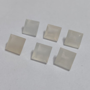 Hite Moonstone-piedra preciosa de corte cuadrado, 8x8mm, 2,51 - Product Image 6