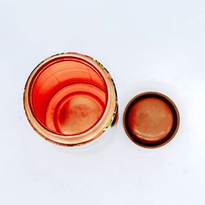 Meilleur cadeau d'entreprise Design coloré Bouteille d'eau en cuivre Émail Imprimé Voyage et Gym Drinkware Bouteille d'eau en cuivre 950 ML - Product Image 3