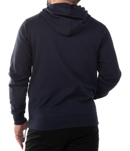 Personnalisé 400gsm recyclé 100% coton sweat à capuche surdimensionné lourd sweat zippé pour hommes de grande taille polaire avec logo imprimé - Product Image 2