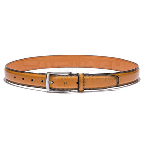 Cinturón de Cuero para Hombre, Material Premium con Construcción Resistente, Ideal para la Oficina, Atuendos Casuales y Uso Diario - Product Image 3