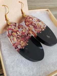 Pendientes de Resina Bordados a Mano, Joyería de Moda de Acero Inoxidable para Mujeres y Niñas, Estilo Clásico para Bodas, Alta Calidad - Product Image 5