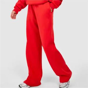 Chándal de mujer de algodón grueso de dos piezas en blanco para correr traje liso de gran tamaño pulóver con capucha conjunto de chándal de mujer - Product Image 3