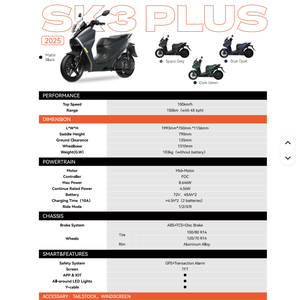 Meilleure batterie au lithium HOR WIN SK3 Plus Gris 72V45Ah pour motos de rue 2025 - Product Image 4