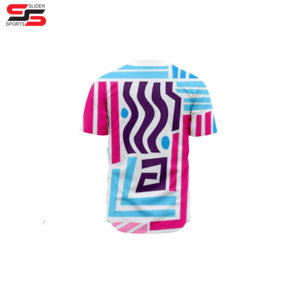 Custom Designed Button-Up Baseball Jerseys Sublimated Tackle Twill Jersey Embroidered <b>Stitching</b> Beaded Print Plus Sizes - Product Image 2