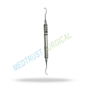 เครื่องมือขูดหินปูน Gracey Feline Curette 7 8 สำหรับสัตวแพทย์ ใช้สำหรับขูดหินปูนใต้เหงือกและขูดหน้าผากฟันแมว - Product Image 4