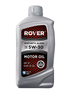 ROVER Synthetic Blend Anti-Wear Automotive Lubricant <b>SAE</b> 5W-<b>30</b> Motor <b>Oil</b> 6 Pack 1 Quart - Product Image 1