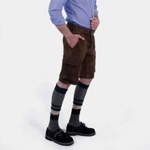 Lederhosen สั้นหนังบาวาเรียที่มีคุณภาพสูงปรับแต่งได้ด้วยการปักอย่างละเอียดสำหรับกิจกรรมและเทศกาลเยอรมันดั้งเดิม - Product Image 3