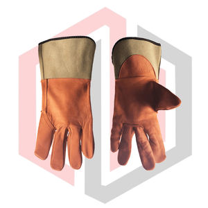 Guante de Soldadura Tig-Mig Premium, Resistente al Calor y al Fuego, de Cuero Antiestático, para Soldadura Mig, Forja, Barbacoa, Chimenea, Resistente a Desgarros, 11 oz - Product Image 5