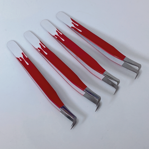 Pince à cils en acier inoxydable de qualité fine pince à cils droite et incurvée pince à cils de qualité supérieure - Product Image 4