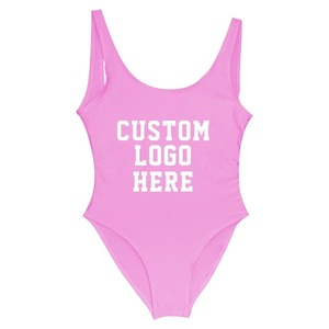 Nouveau Style couleur différente personnalisé Logo maillots de bain Sexy femmes maillot de bain une pièce costumes respirant maillot de bain - Product Image 2