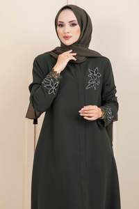 New Season XXL <b>Women's</b> Modest Islamic Clothing Summer Abaya <b>Dress</b> Kaftan <b>Tunic</b> Dubai Muslim Fashion Made Turkey Chiffon Material - Product Image 5