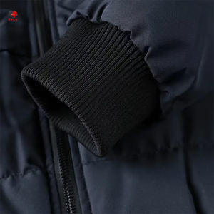 Veste matelassée d'hiver pour homme avec logo personnalisé, OEM ODM, veste matelassée isolée pour homme, veste matelassée légère à capuche pour l'hiver, fabricant - Product Image 4