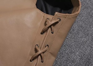 Maximize Wear's Gilet d'hiver chauffant en cuir de vachette véritable de haute qualité pour les motocyclistes Motards Cavaliers Coupe-vent Respirant - Product Image 4