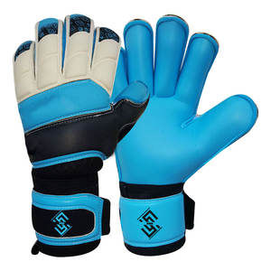 Gants de gardien de but en latex de haute qualité en gros avec fermeture à boucle et crochet antidérapante, design personnalisable pour un usage professionnel - Product Image 1