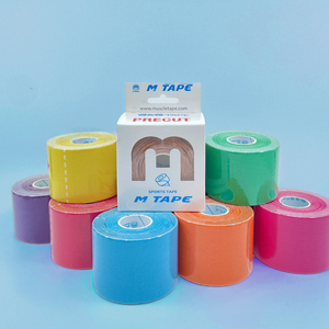 M Tape Easycut Ruban de kinésiologie en forme de Y violet étanche 5cm de largeur et 5m de longueur Fabriqué en Corée - Product Image 3