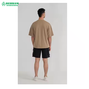 เสื้อยืดผู้ชายสไตล์วินเทจทรงโอเวอร์ไซส์ ล้างสีแบบแอซิดวอช สตรีทแวร์ ผ้าฝ้าย 100% เป็นมิตรกับสิ่งแวดล้อม น้ำหนัก 300 กรัม ปรับแต่งลายด้านหน้าได้ ขายส่ง - Product Image 5