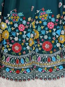 ชุดส่าหรีปากีสถานอินเดียพิมพ์ลายดิจิตอลผ้าแห้งเร็วชุดปาร์ตี้งานปาร์ตี้ - Product Image 6