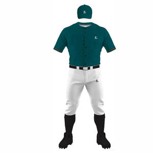Uniforme de baseball à bas prix 100% kit d'uniforme de baseball en polyester nom et numéro de joueur personnalisés uniformes de vêtements de sport imprimés - Product Image 2