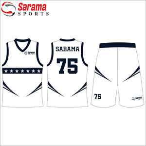 2021 nuevo diseño baloncesto Jersey uniforme estilo único baloncesto uniforme con sublimación personalizada y bordado, - Product Image 1