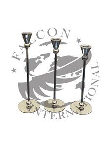 Candelabro de Acero Inoxidable de Alta Calidad, Moderno y Elegante, Hecho a Mano, para Velas Navideñas - Product Image 2