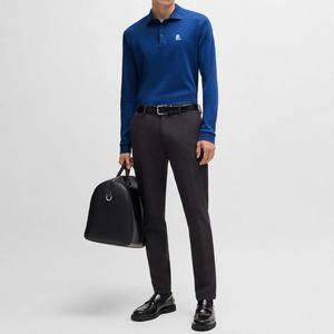 Camiseta Informal para Hombre, Transpirable, de Fibra de Bambú, con Dos Botones, Tejido Jersey con Estampado Personalizado - Product Image 3