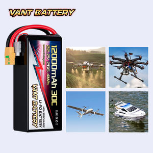 VANT Fpvドローンバッテリー 6Sリポバッテリー 22.2V 12000mAh 30C/50C/100C ドローン用バッテリー 7-8インチ 400-450mm - Product Image 4