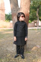 Ensemble Shalwar Kameez Traditionnel Pakistanais de Qualité Supérieure en Coton Long pour Garçons, Tenue de Fête pour l'Aïd et les Mariages