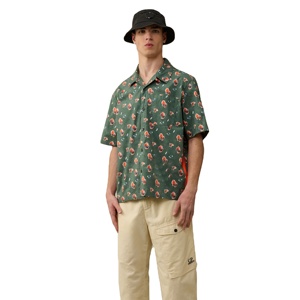 Chemises pour hommes entièrement imprimées, élégantes et à la mode-Imprimés graphiques uniques, parfaits pour les tenues décontractées et de fête - Product Image 1
