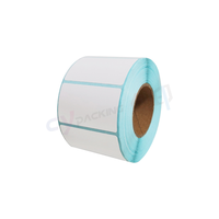 Rouleaux d'étiquettes thermiques imperméables, anti-rayures et anti-huile, 70 90 100 mm, papier adhésif pour codes-barres, qualité alimentaire, autocollants pour produits