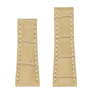 Bracelet de montre en cuir et acier inoxydable pour hommes et femmes, respirant et résistant à l'eau, tailles 38-45 mm, options marron/noir - Product Image 5