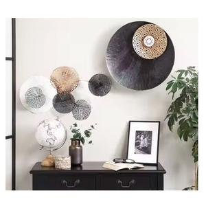 Arte de pared de metal reciclado ecológico Decoración de pared temática de naturaleza y flores - Product Image 3