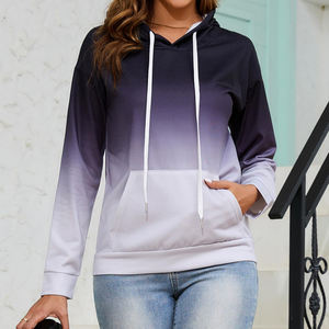 Qualité supérieure à la mode à la mode Tie Dye Hoodie Soloid Couleurs Élégant et confortable Femmes Tie Dye Hoodie - Product Image 5